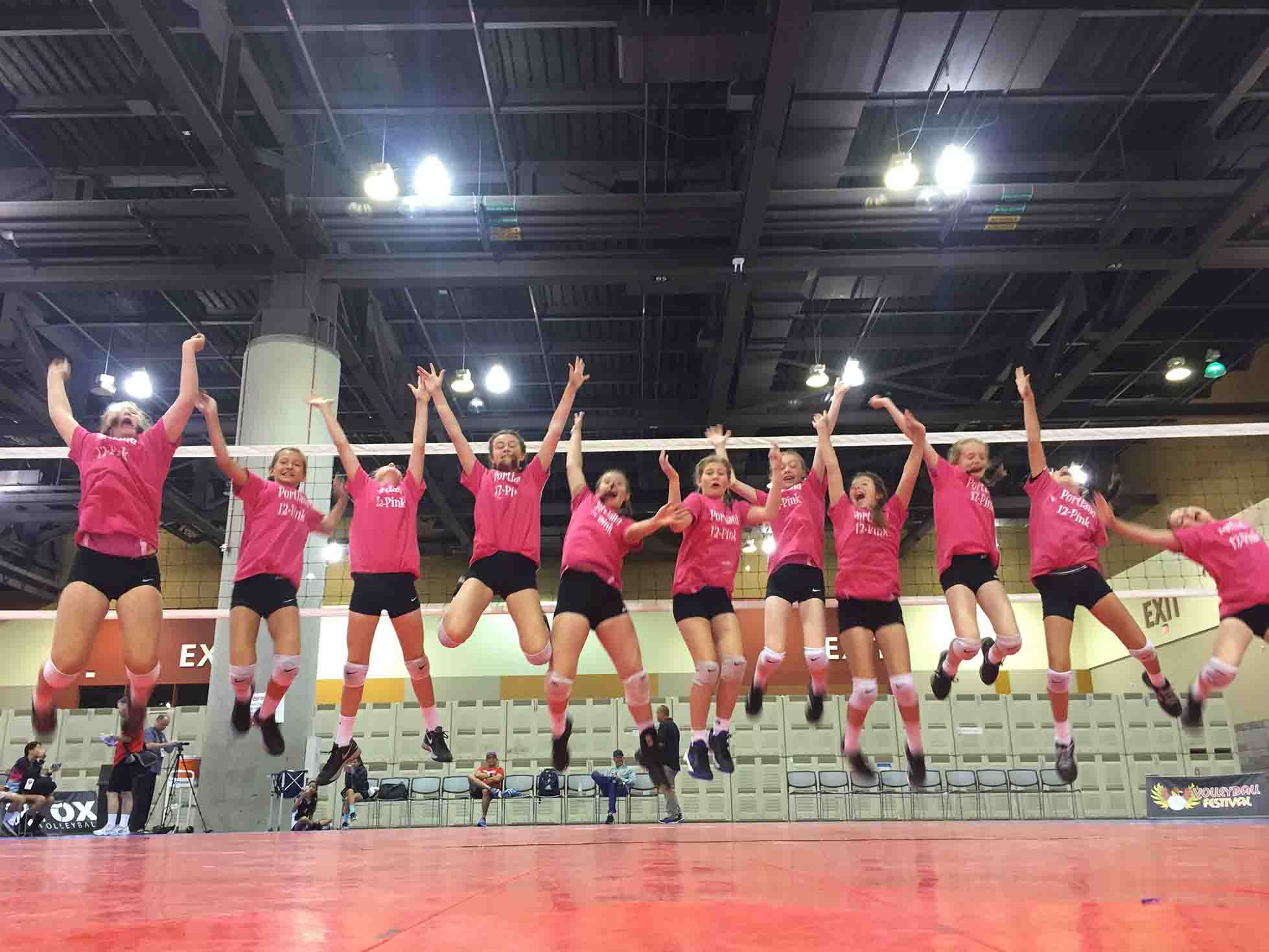 121 Pink Club Volleyball Portland Volleyball Club PVC